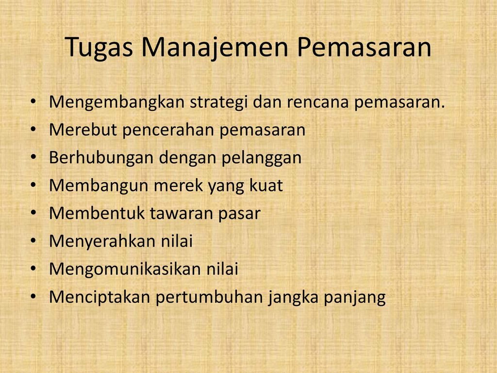 Tugas Manajemen Pemasaran - Barmed Studio