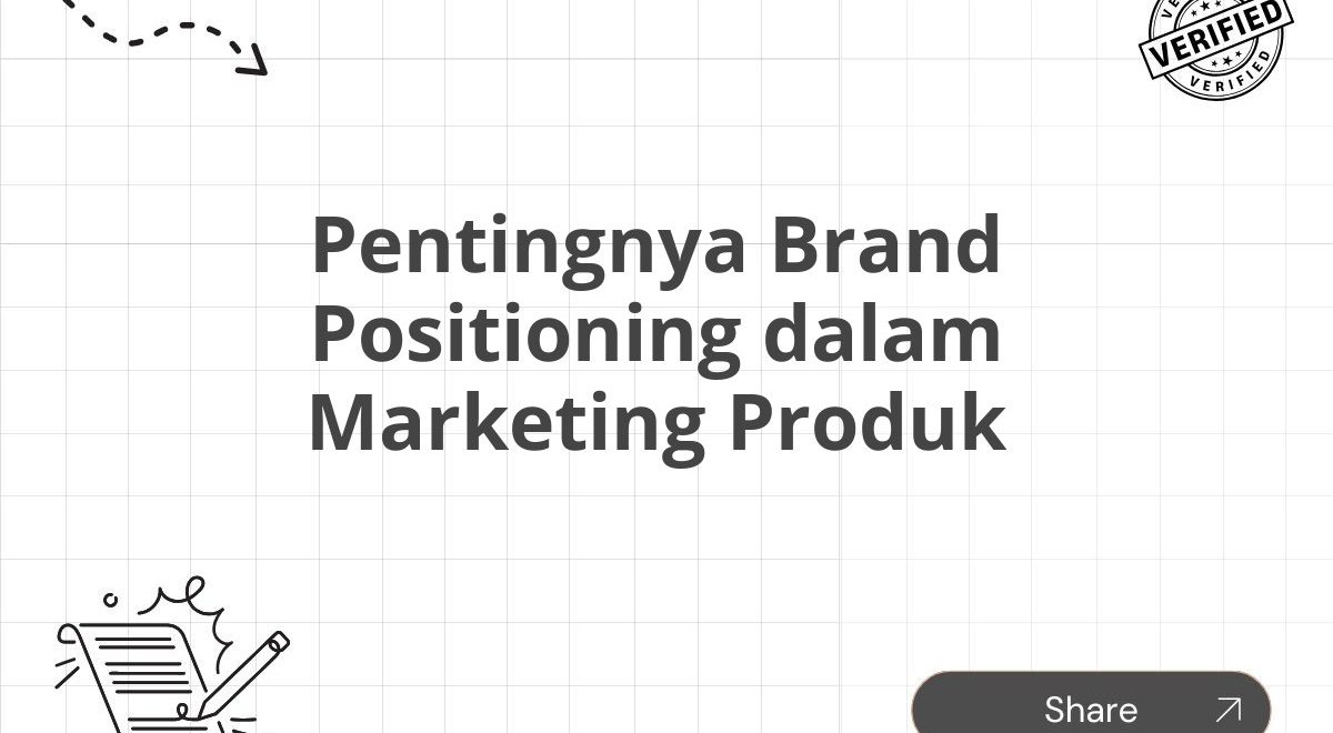 Pentingnya Brand Positioning dalam Marketing Produk
