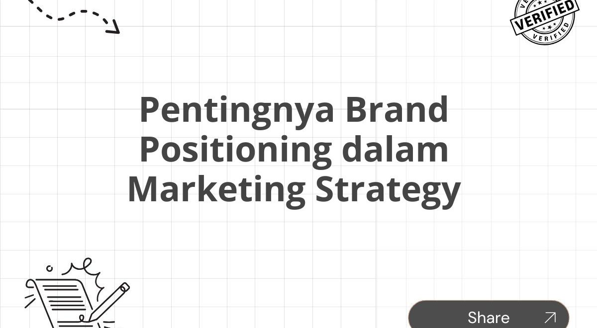 Pentingnya Brand Positioning dalam Marketing Strategy