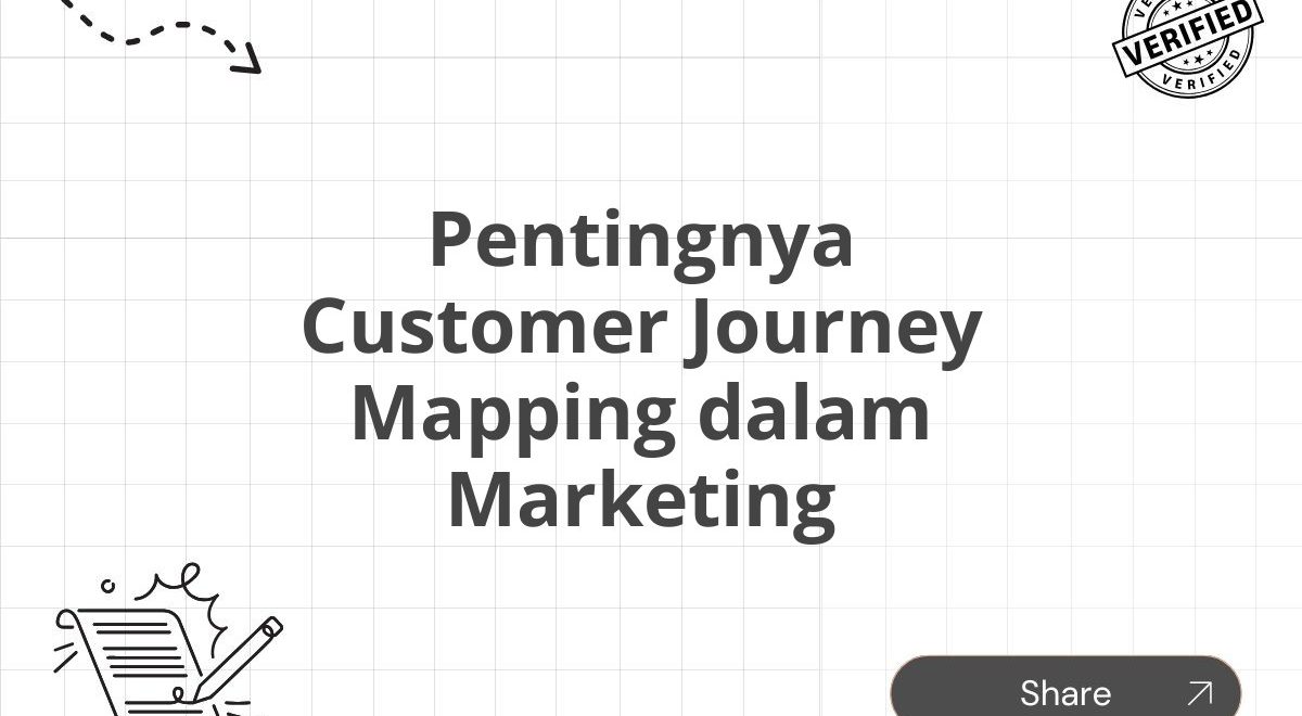 Pentingnya Customer Journey Mapping dalam Marketing