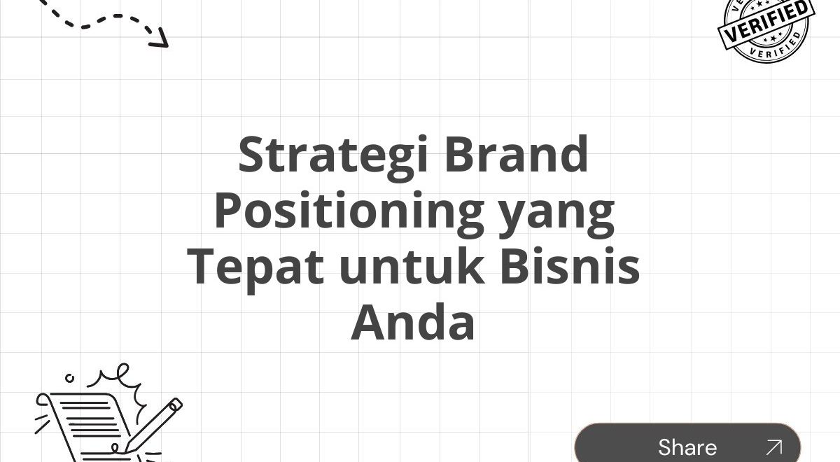 Strategi Brand Positioning yang Tepat untuk Bisnis Anda