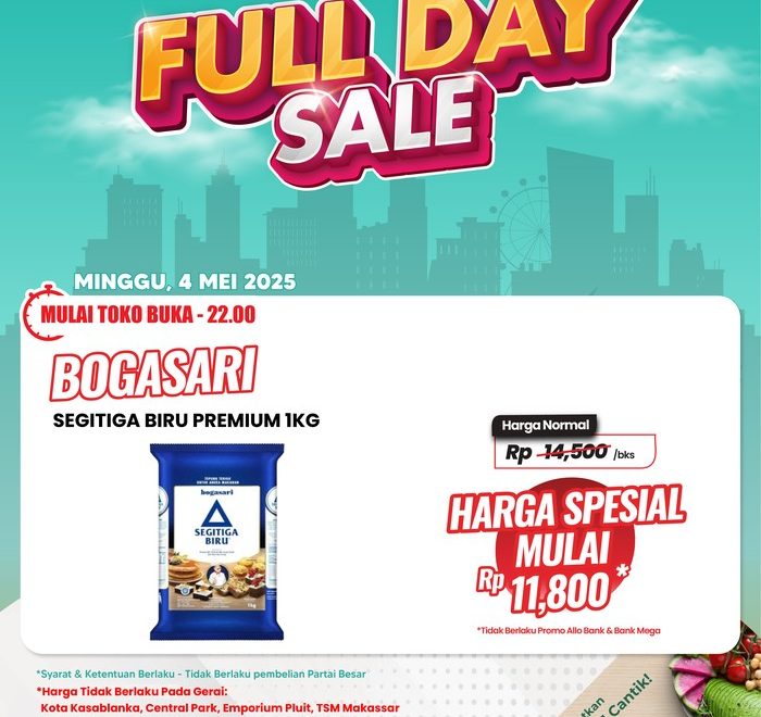 Borong Tepung Terigu Murah! Diskon Gila-gilaan Transmart Hari Ini