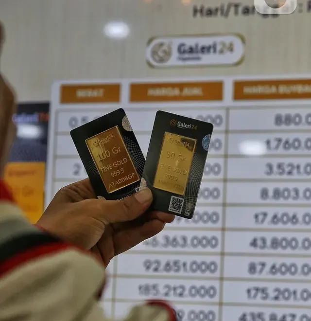Harga Emas Antam UBS Galeri24 Hari Ini Naik? Cek!