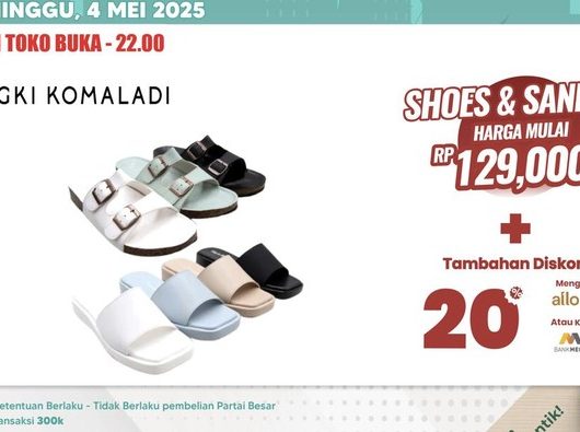 Rebut Sandal & Sepatu Murah! Transmart Full Day Sale!